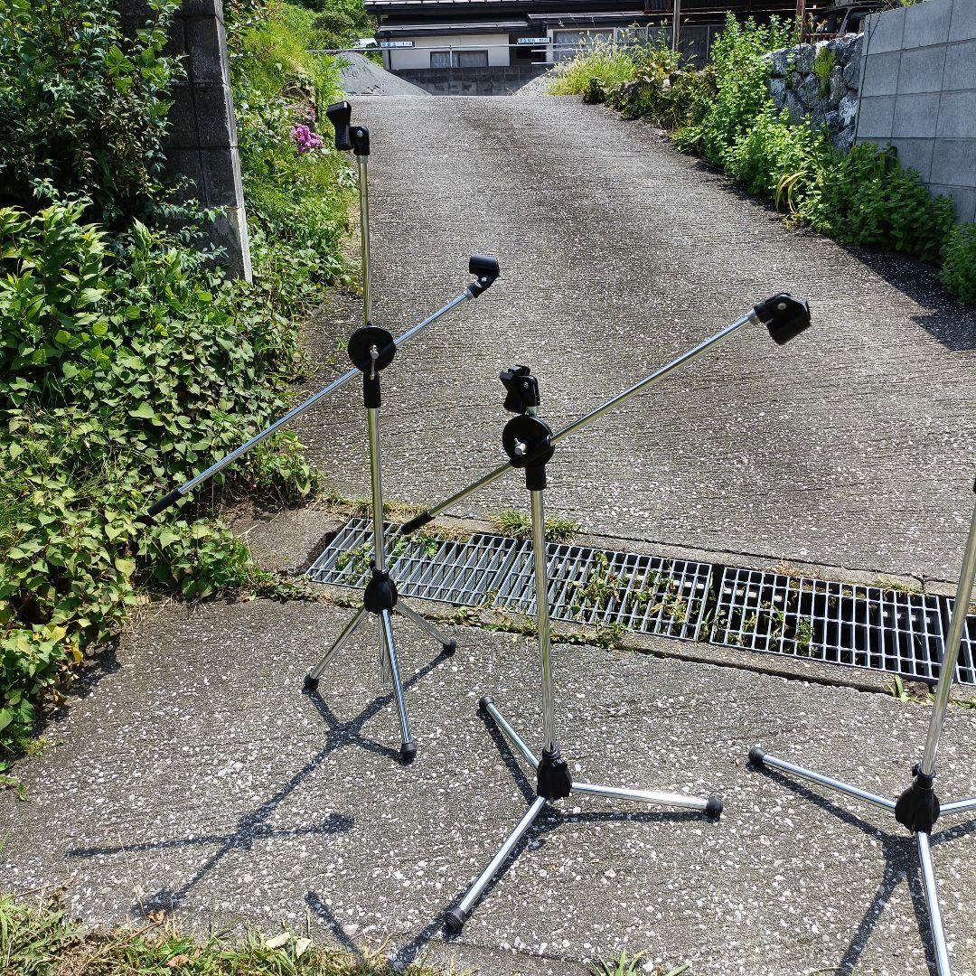 マイクスタンド 4本セット 高さ調整可能