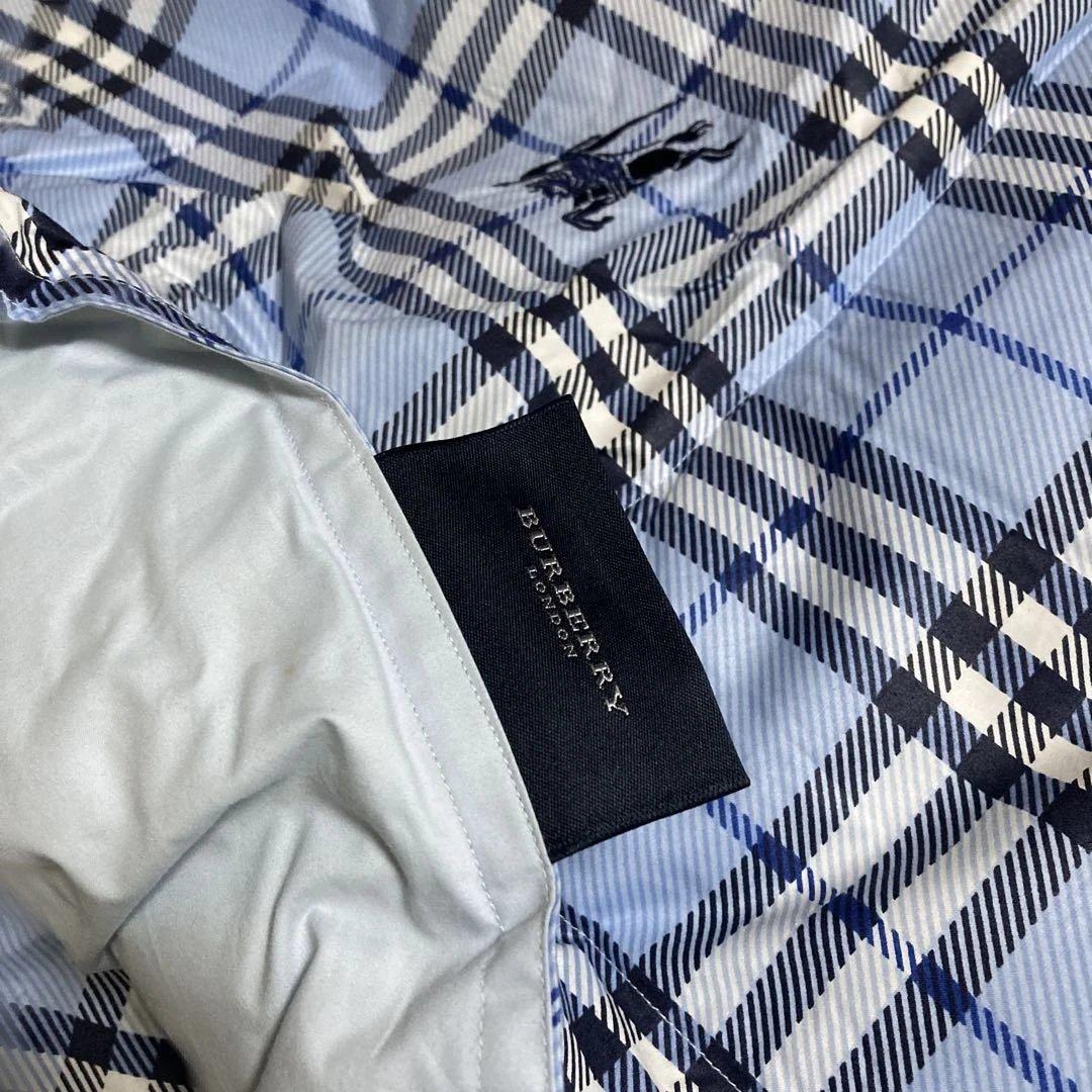 t*e様 BURBERRY バーバリーダウンケット 150×210cm ブルー系