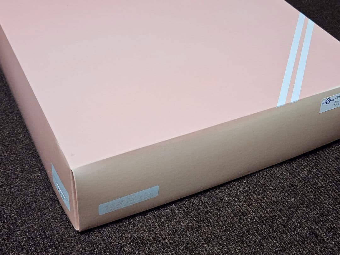 美品 七五三 結び·はこせこセット 7歳 結び帯 作り帯 白/曇取り　七歳用