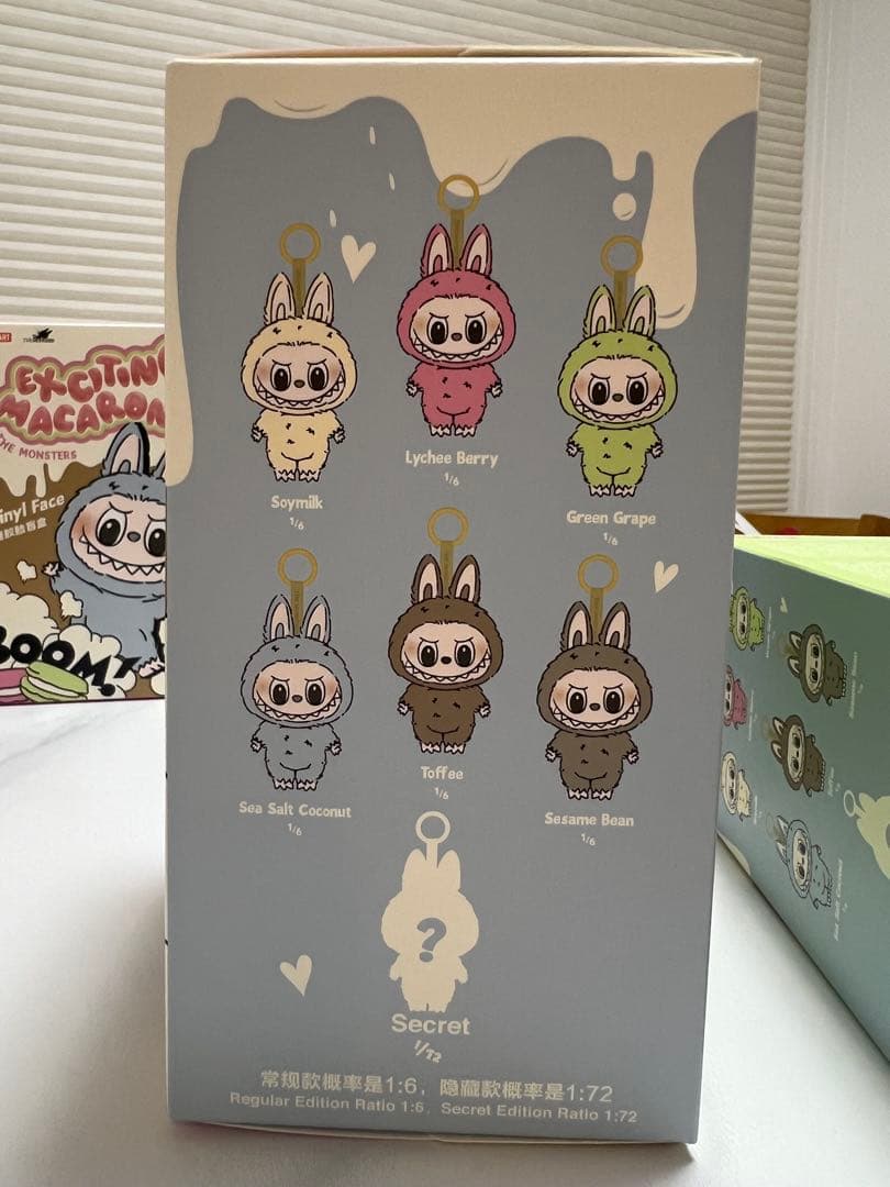 LABUBUラブブ マカロン ぬいぐるみ シリーズ 正規品 公式 6種類全