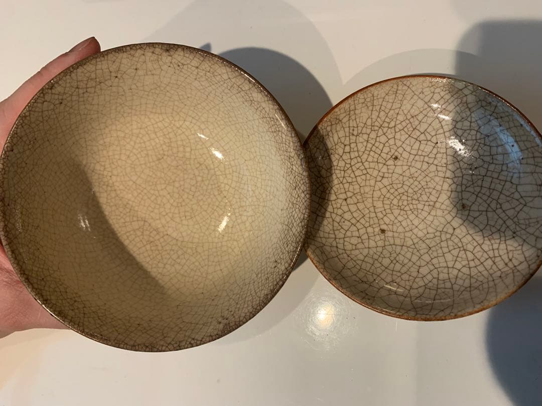 麦藁手蓋付茶碗（江戸末期）