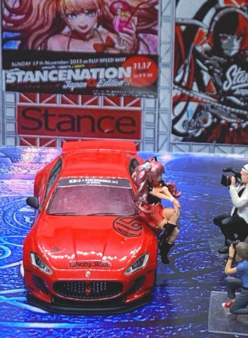 1/64 LBWK マセラティグランツーリスモ レッド ラスト1台 - メルカリ