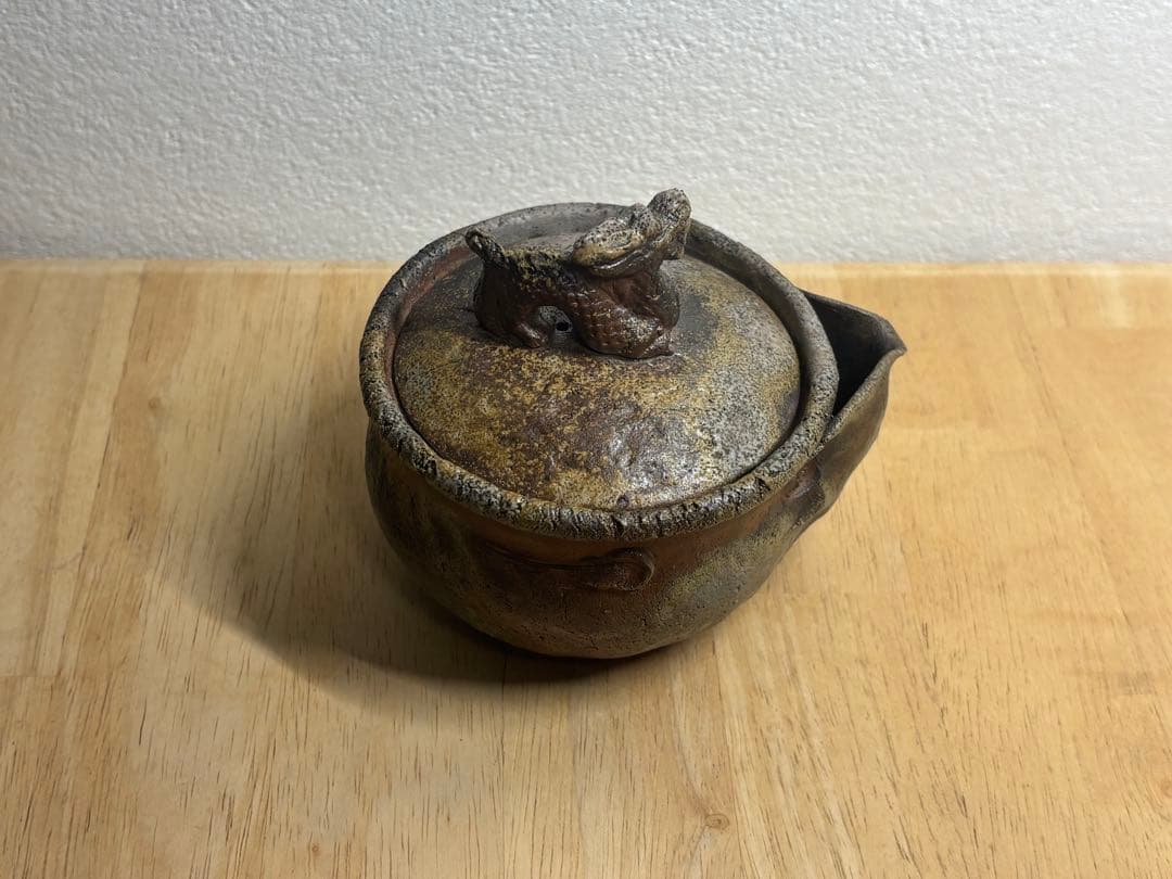 91.備前焼 宝瓶 登り窯 龍 りゅう 手びねり 急須 - メルカリ