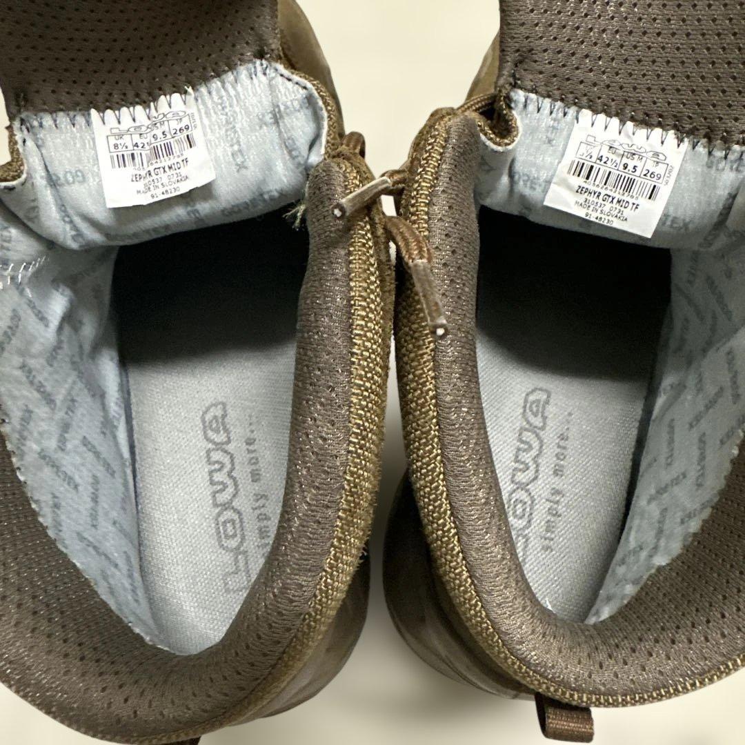 LOWA ZEPHYR GTX MID ブーツ　ミリタリー