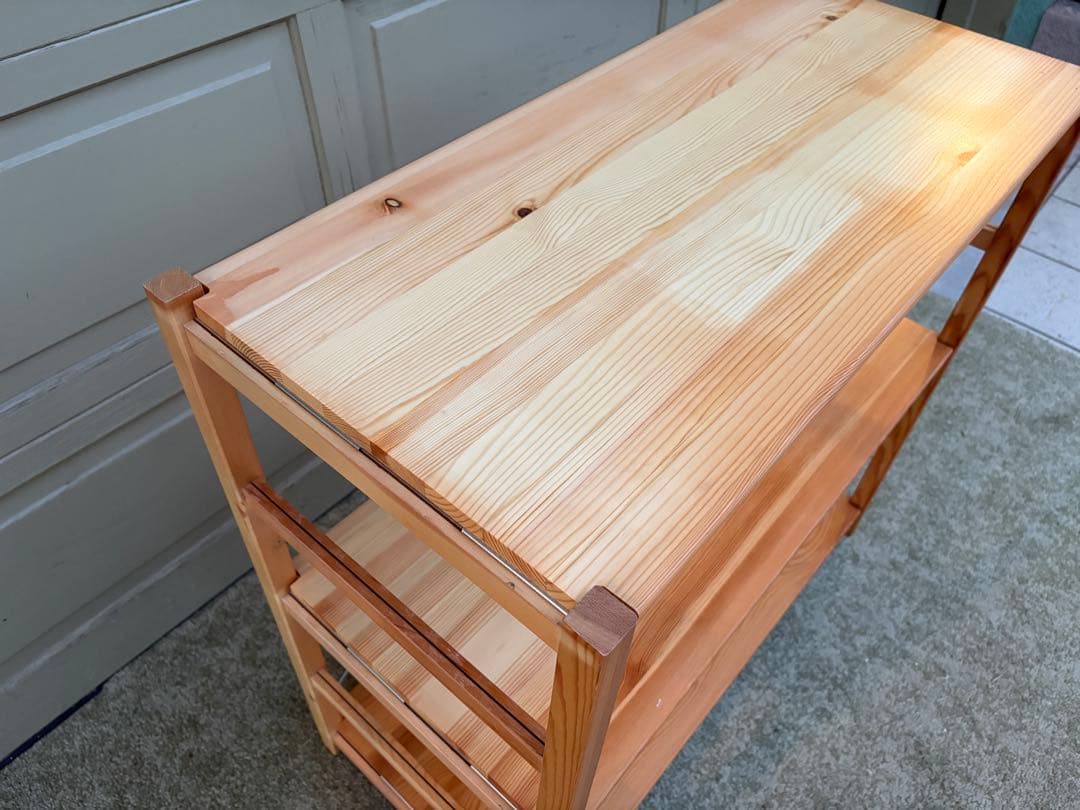 【ピタラビ 】①無印良品 パイン材ユニットシェルフ 収納棚 ナチュラル