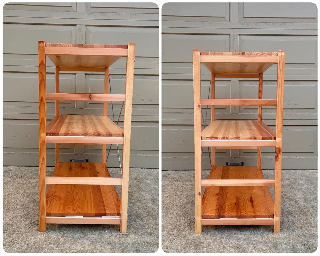 【ピタラビ 】①無印良品 パイン材ユニットシェルフ 収納棚 ナチュラル