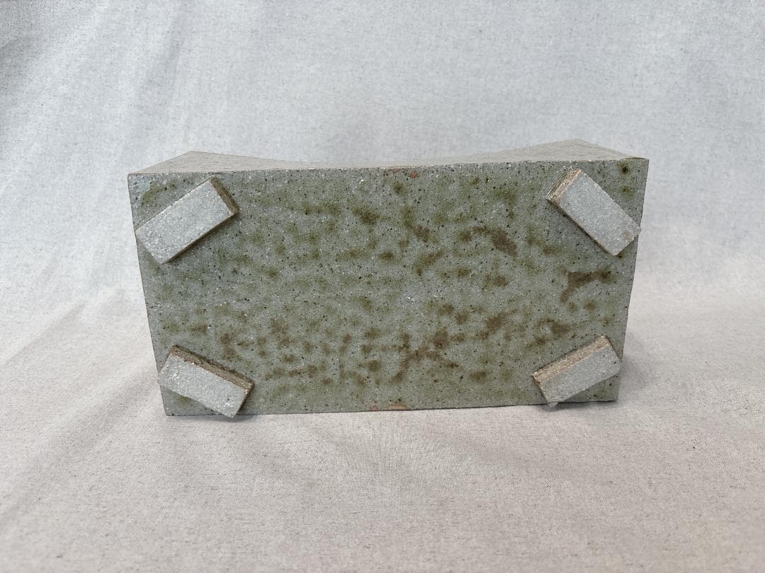 やちむん　足付き　角　高脚おちょこ　大嶺實清　大嶺工房　断捨離