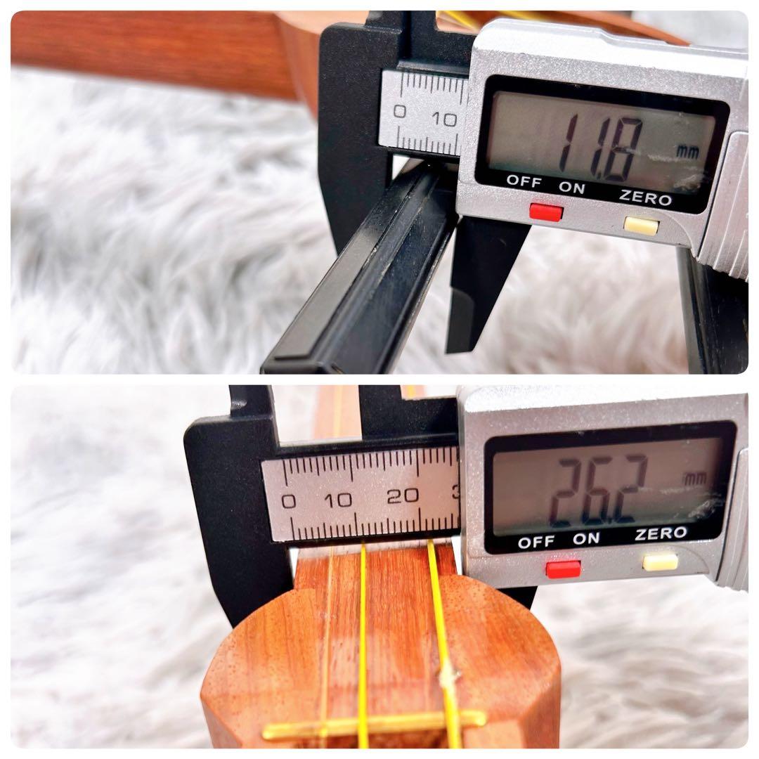 【希少】民謡三味線　中棹　花梨　正寸　3分割 丸打胴　皮やぶれなし　本皮