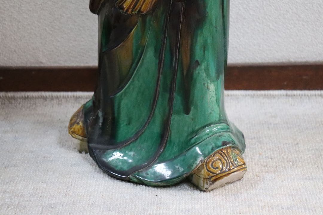 中国 清時代初期 三彩持笛少女像 アンティーク 送料込み0207 - メルカリ