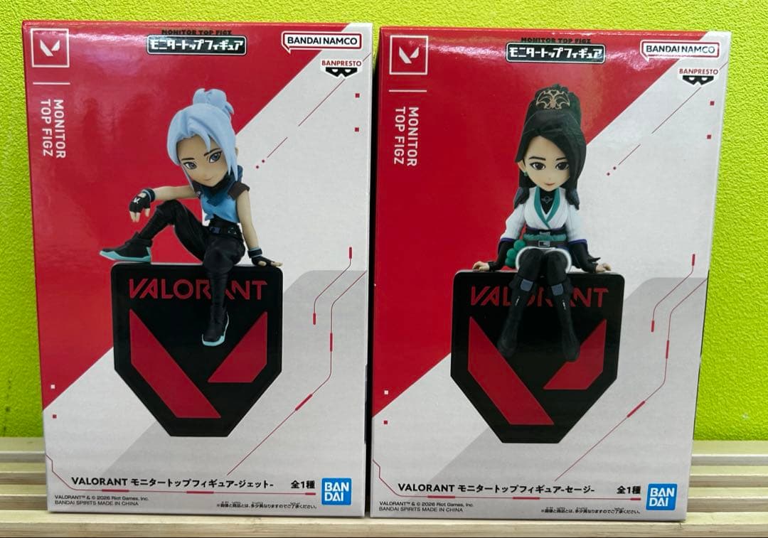 VALORANT モニタートップフィギュア ジェット セージ 全2種セット