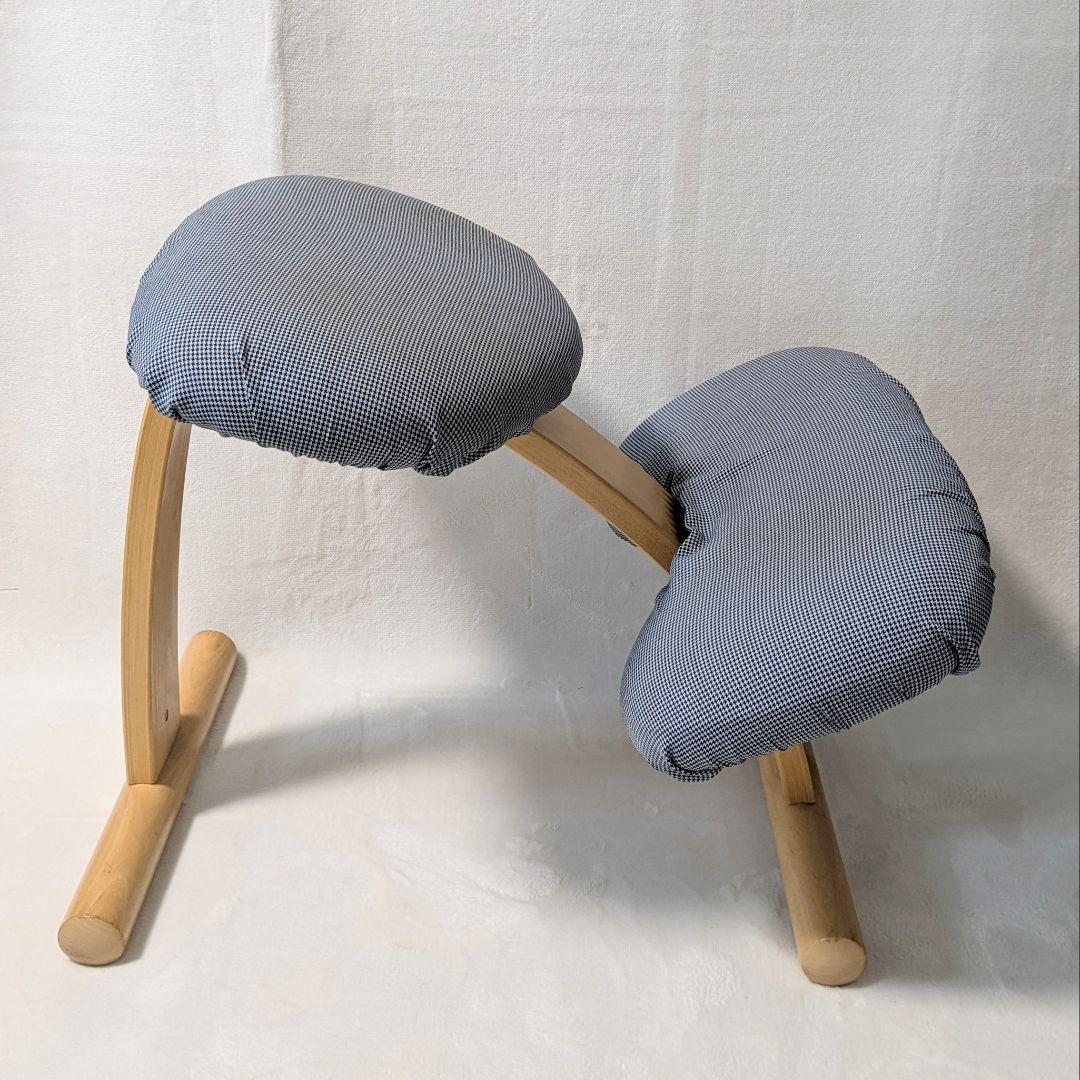 Rybo リボ バランスチェア バランスイージー チェックカバー付