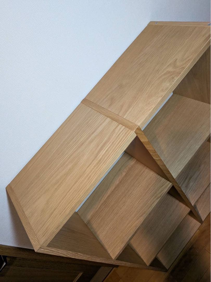 ■送料込■無印スタッキングシェルフ 3×2 木製家具棚 MUJI 収納オーク材