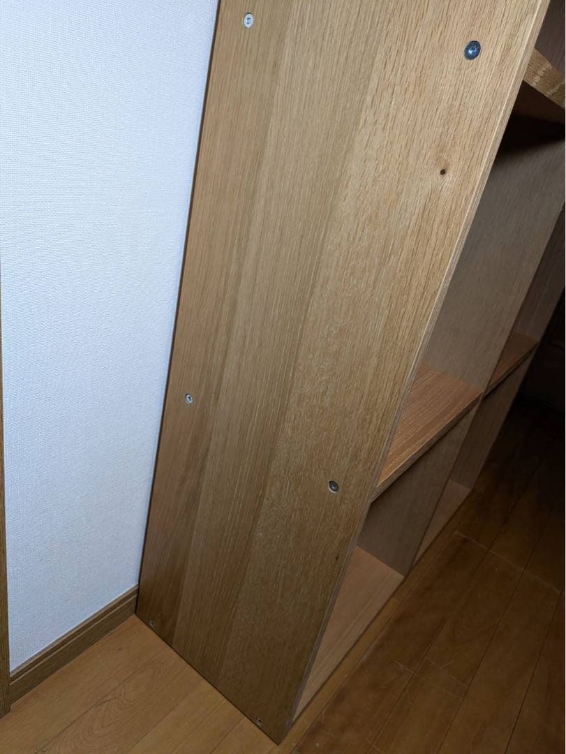 ■送料込■無印スタッキングシェルフ 3×2 木製家具棚 MUJI 収納オーク材