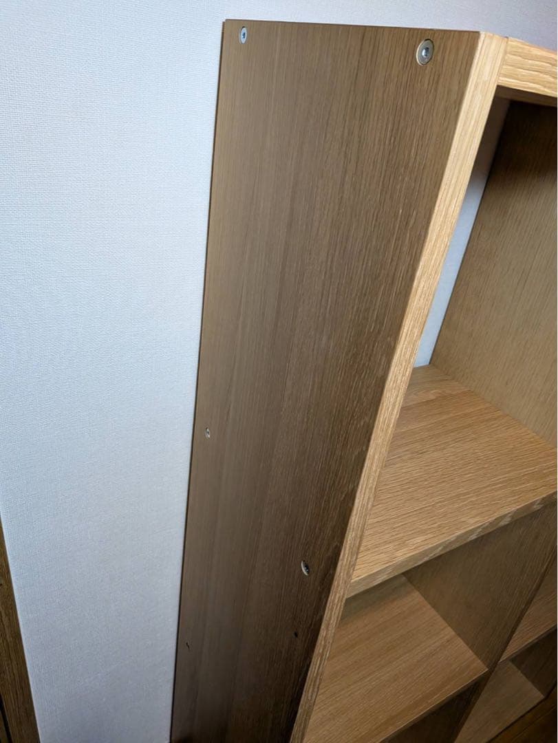 ■送料込■無印スタッキングシェルフ 3×2 木製家具棚 MUJI 収納オーク材