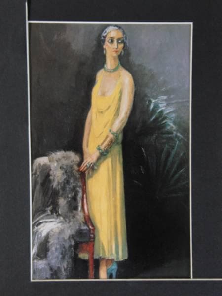 キース・ヴァン・ドンゲン、指揮官婦人の肖像、超希少額装用画 - メルカリ