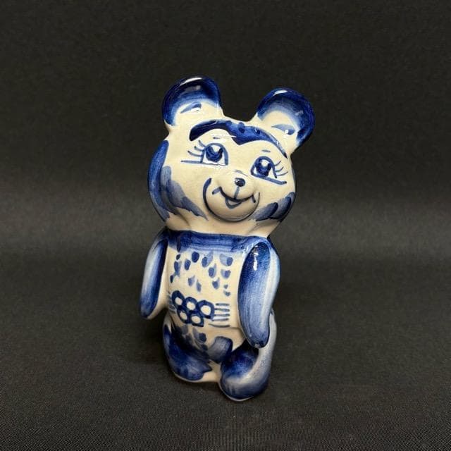 ビンテージ グジェリ陶器製 オブジェ ミーシャ 1984