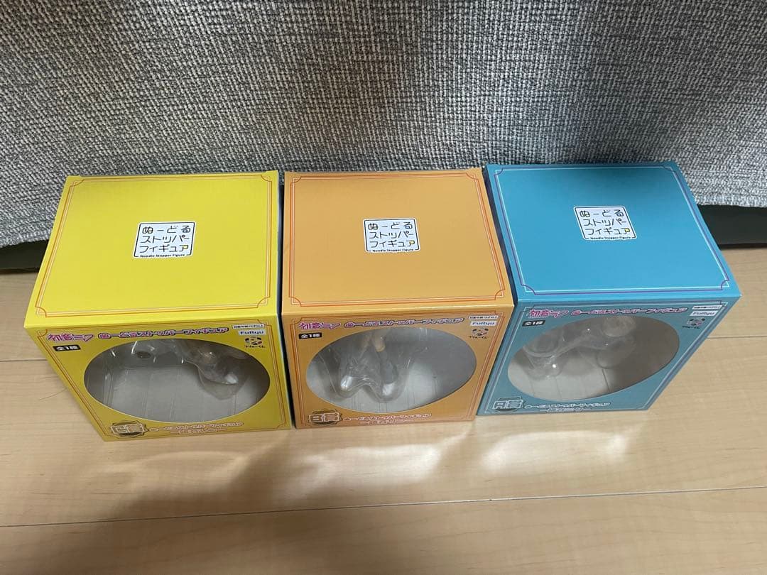 [3個セット]ぬーどるストッパーくじ A賞初音ミク B賞鏡音リン Ｃ賞鏡音レン