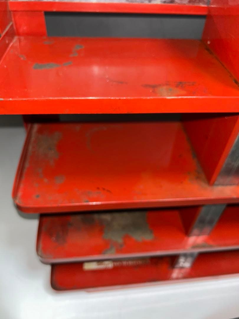 #142 60年代　ケロッグ　ストアディスプレイ　シェルフ メタルラック