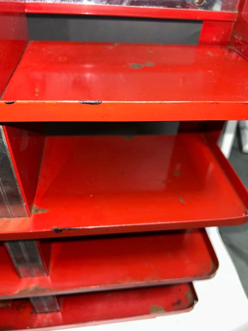 #142 60年代　ケロッグ　ストアディスプレイ　シェルフ メタルラック