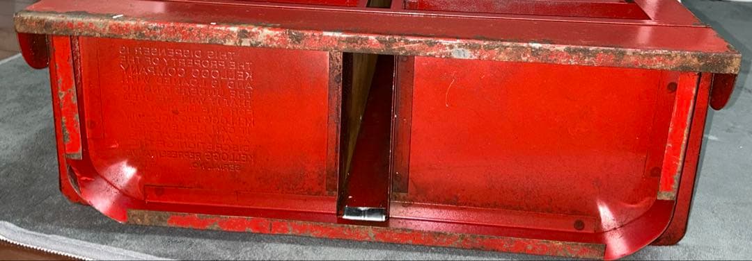 #142 60年代　ケロッグ　ストアディスプレイ　シェルフ メタルラック