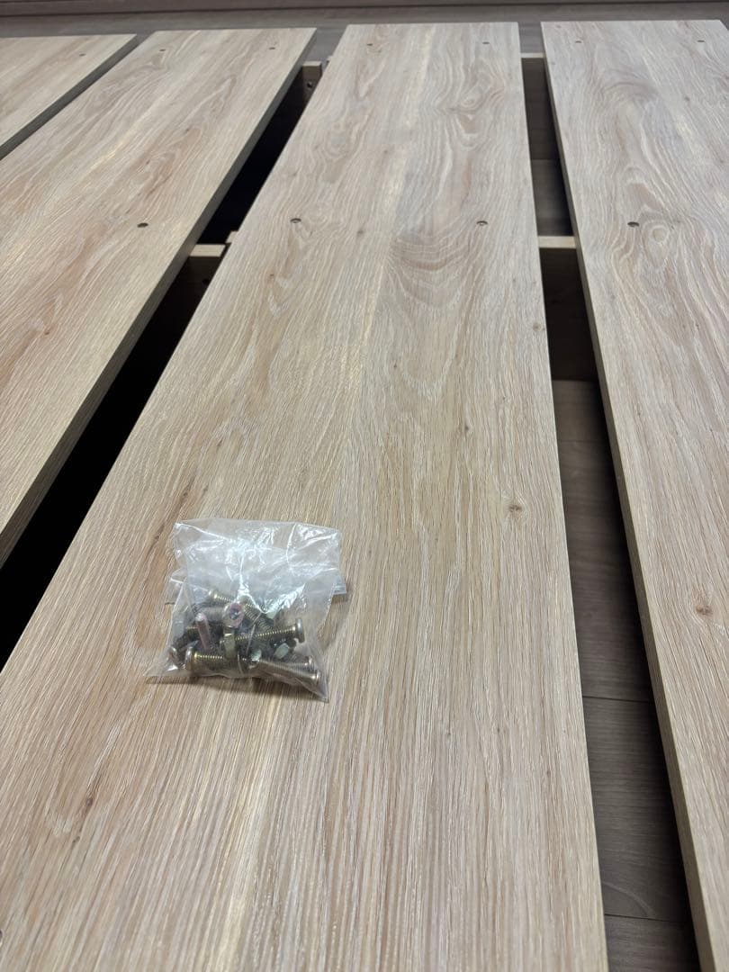 【状態良好】セミダブルベッドフレーム ※商品説明必読→自力配送