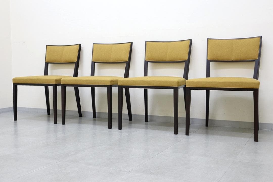 B②4脚セット 美品 TIME&STYLE ダイニングチェア 椅子 旭川家具