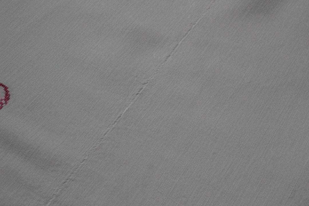 フランスアンティークイニシャルシーツ/モノグラムカバー/MONOGRAM“BR”