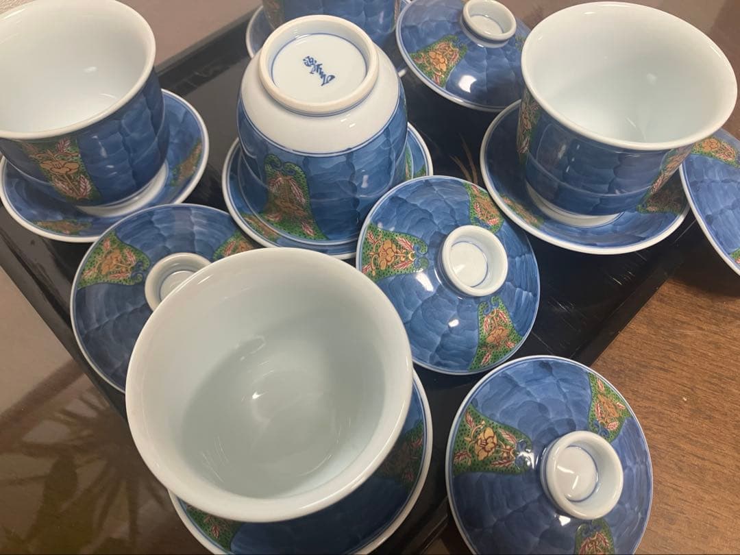 【新品未使用】源右衛門釜　茶碗蒸し5客