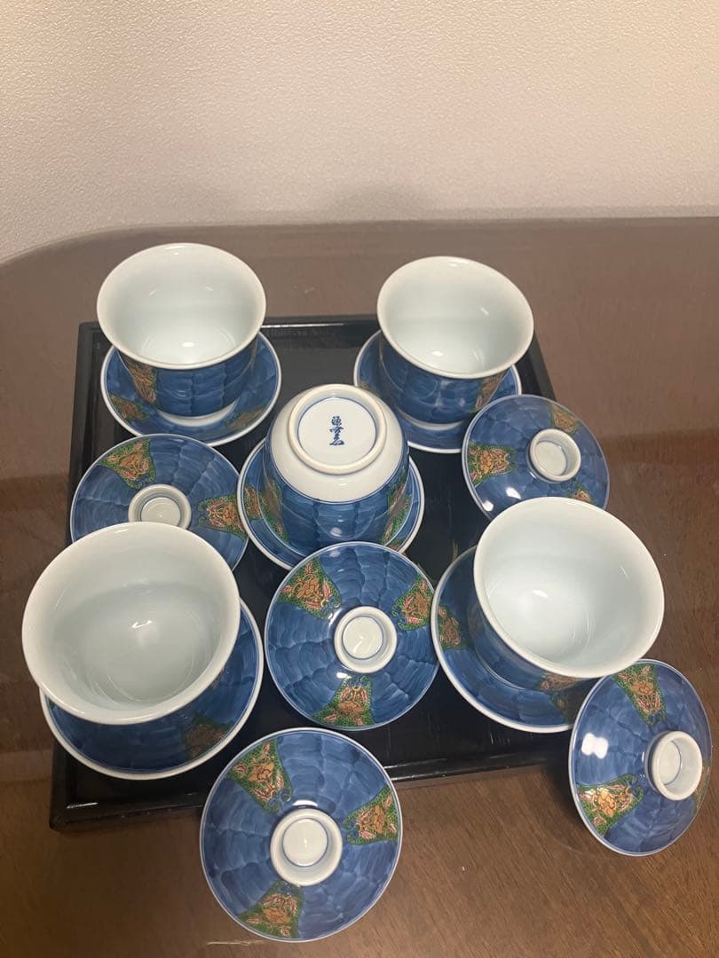 【新品未使用】源右衛門釜　茶碗蒸し5客