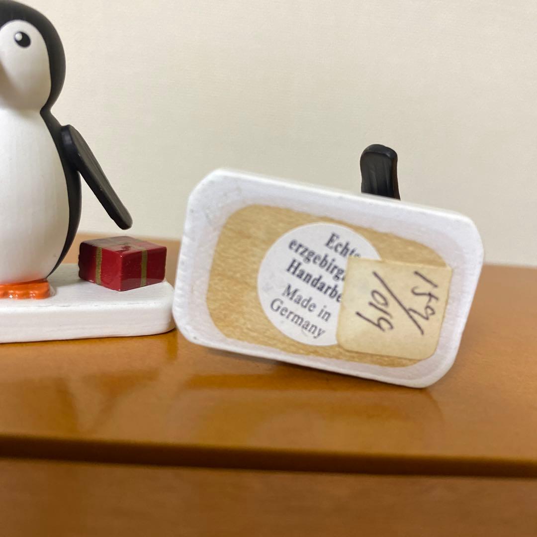 ドイツ製 置物　エルツ ザイフェン　ペンギン