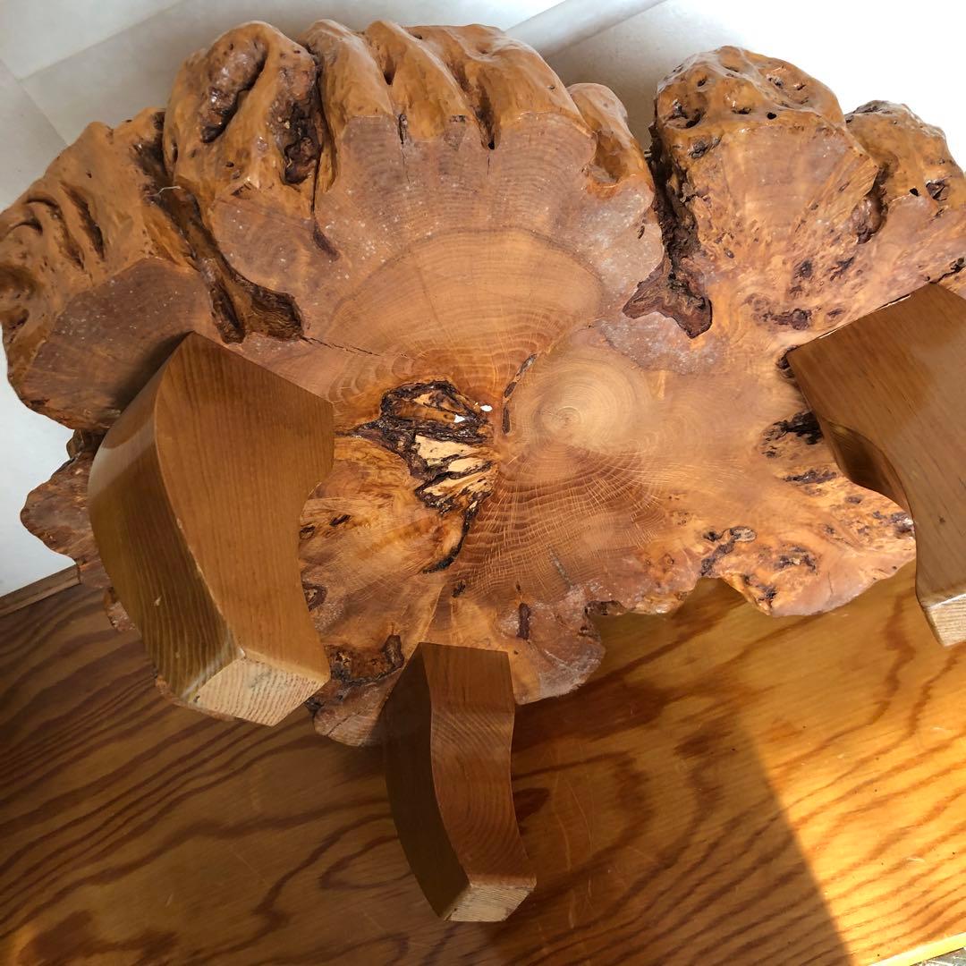 ✨年2回の超メルカリ市限定特価✨天然木 一点物【花台／飾り台】世界に一つの逸品✴︎