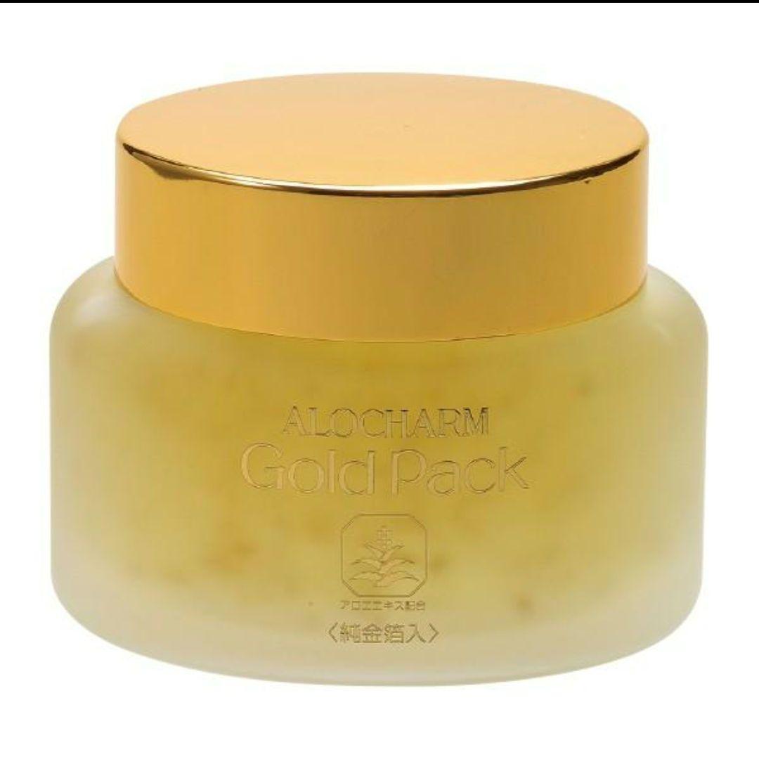 アロチャーム 純金箔入 ゴールドパック 83g　3個　日本製　フェイスパック