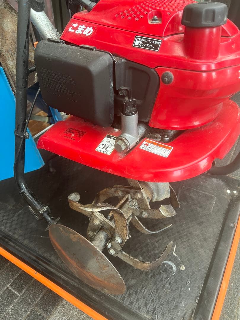 ワンオーナー　ホンダ　耕うん機F220こまめ&取説 培土器 管理機 ブルー溝浚器