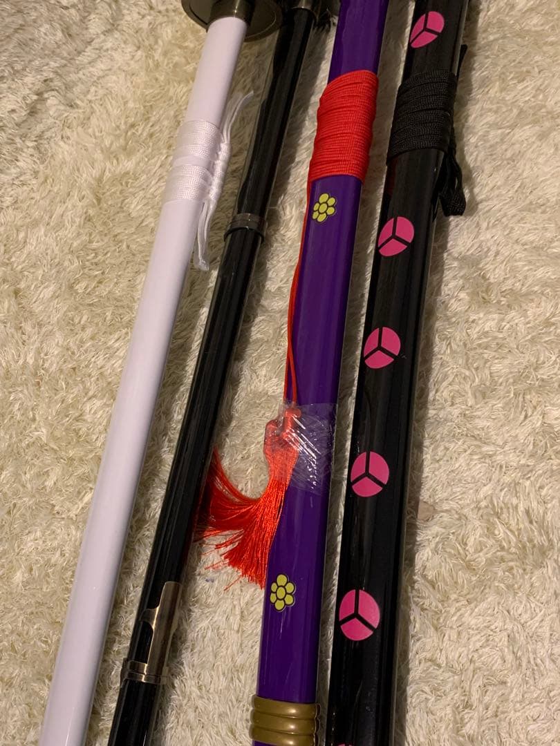 ワンピース ゾロ 黒刀 4本セット 和道一文字 秋水 三代鬼徹 閻魔