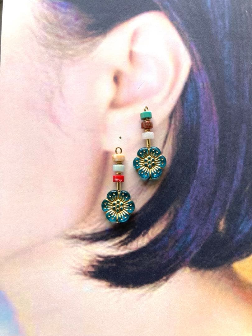 no.0040 カラフルなジャスパーとプラム