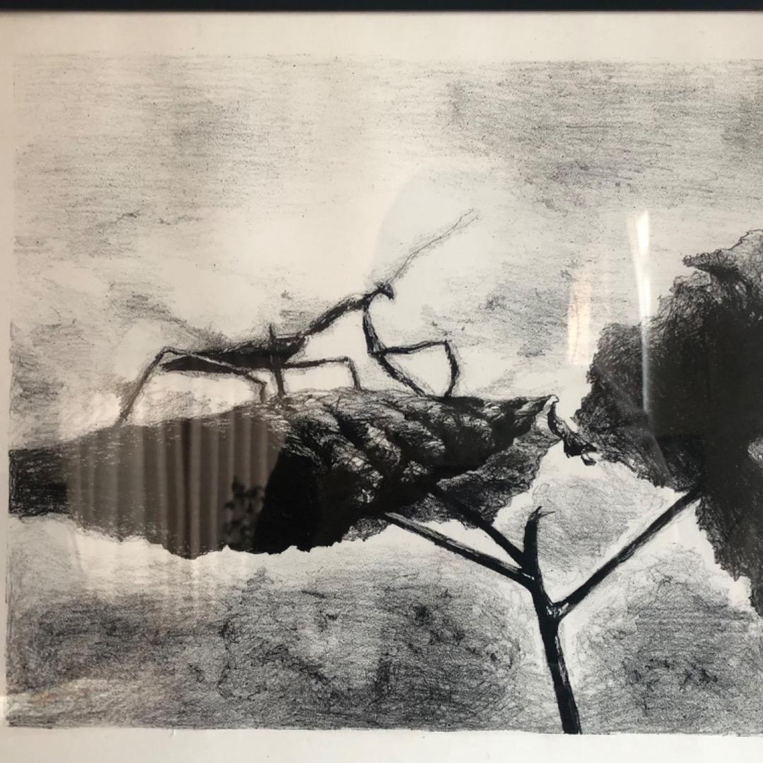 版画　kamakiri 額装済