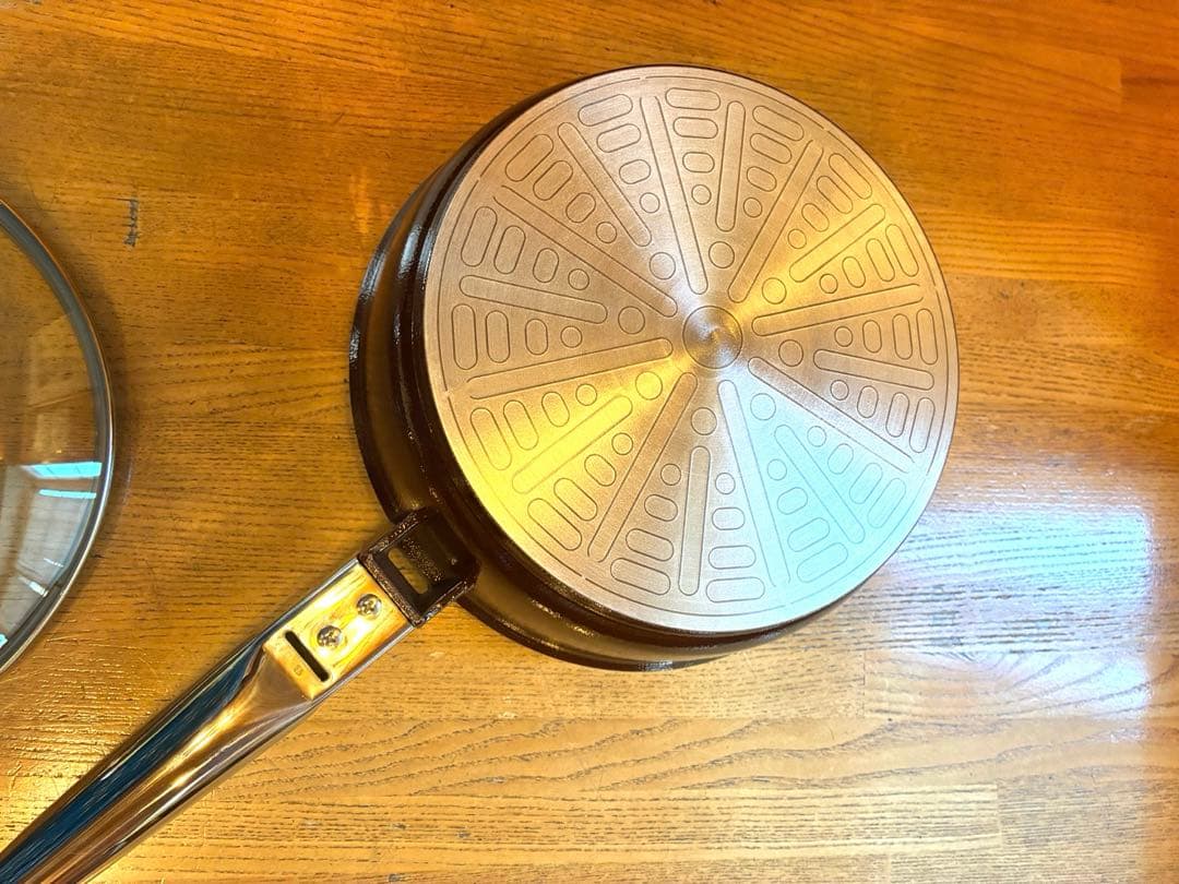 アサヒ軽金属　オールパンガラス蓋付き　 22㎝