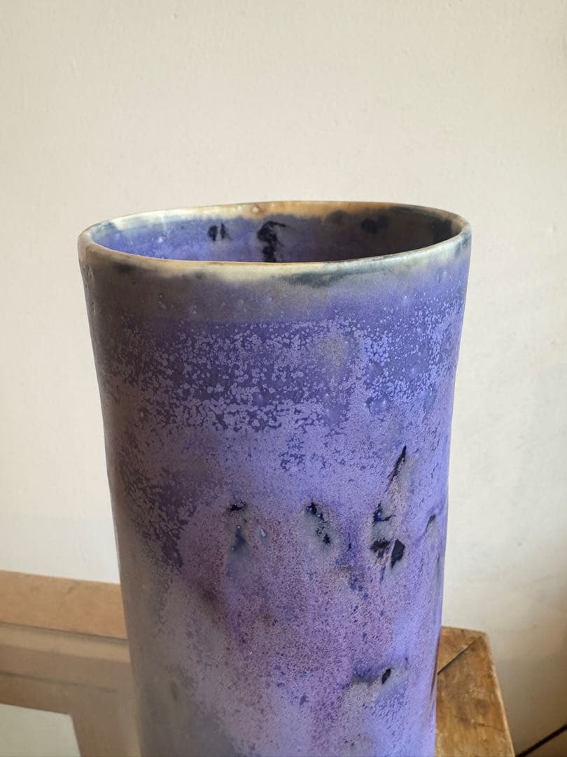 結城彩 花器 フラワーベース 陶器 人気色 油薬