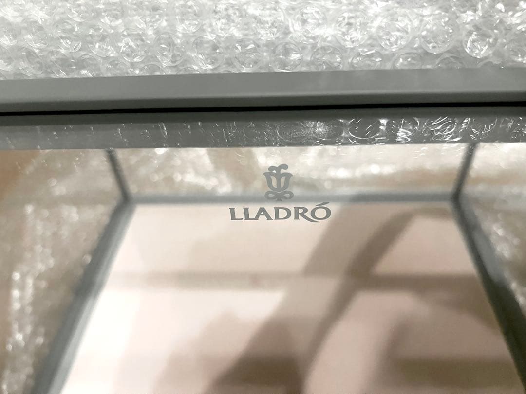 LLADRÓ ガラスケース グレー