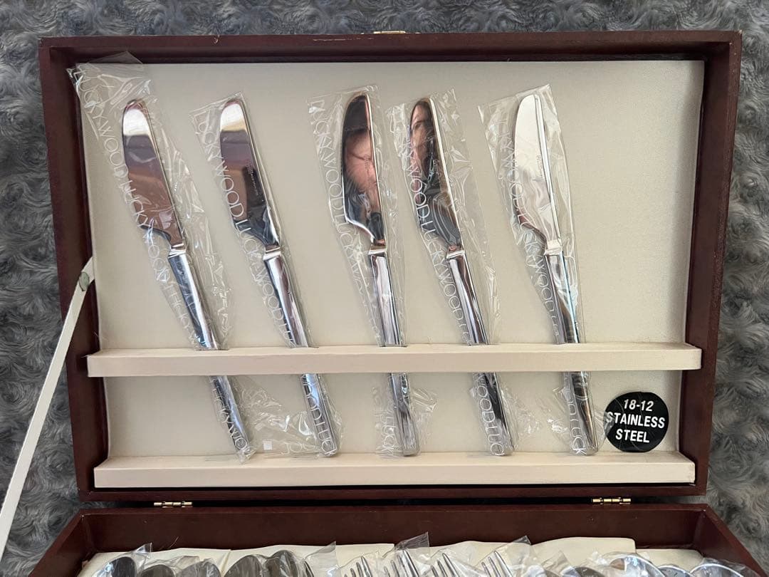 ラッキーウッド　カトラリーセット　スカンジナビア　ディナーセット〈35本セット〉