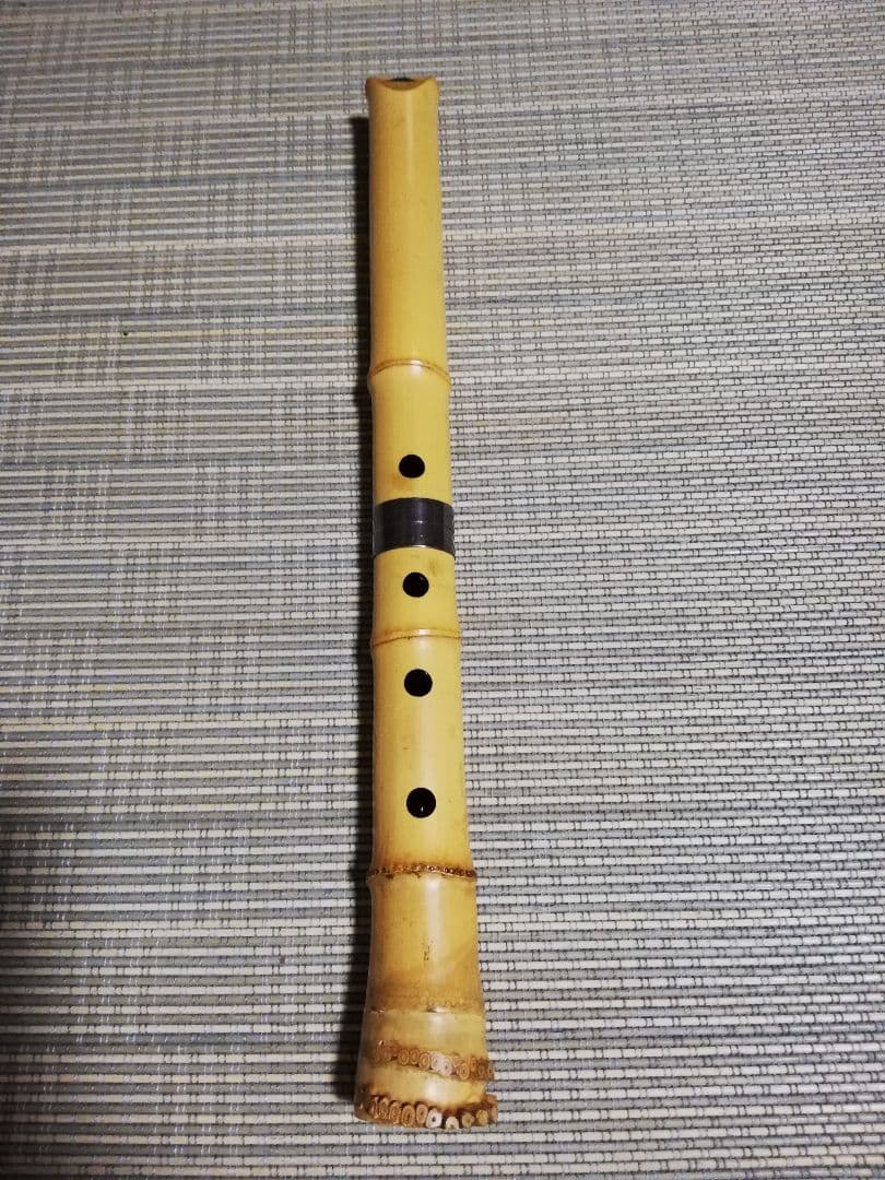 尺八本体 竹製 ５穴琴古流　約45㌢1.5寸管