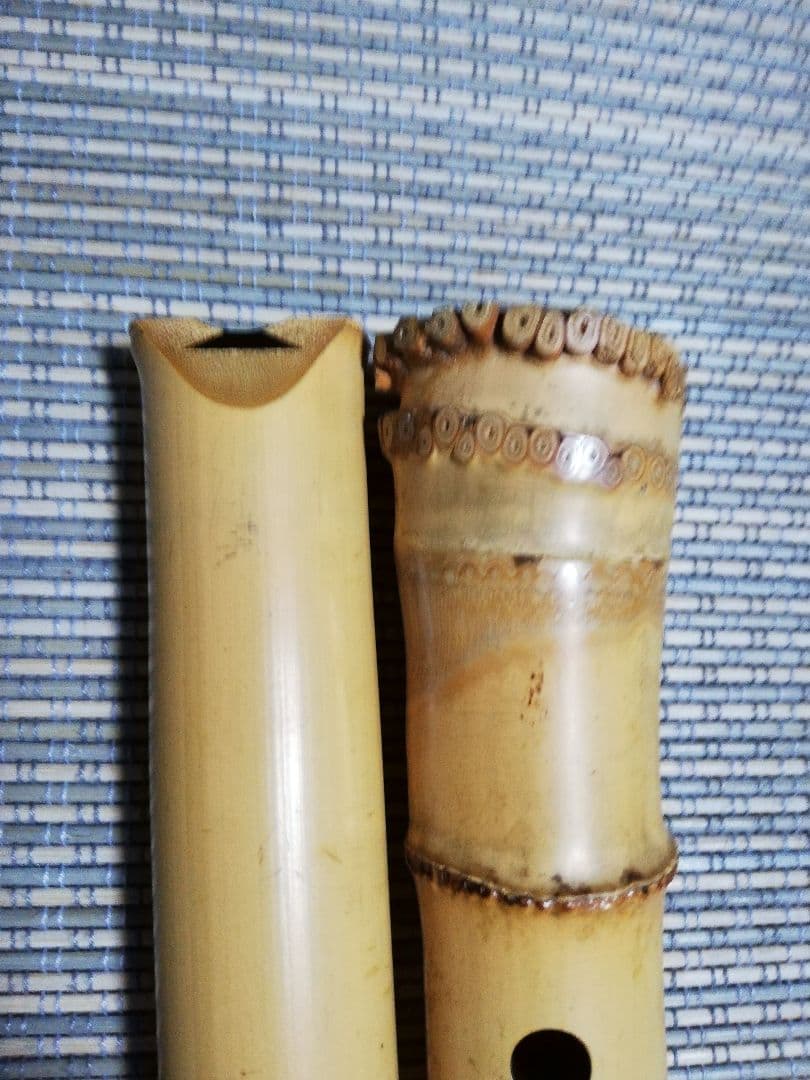 尺八本体 竹製 ５穴琴古流　約45㌢1.5寸管
