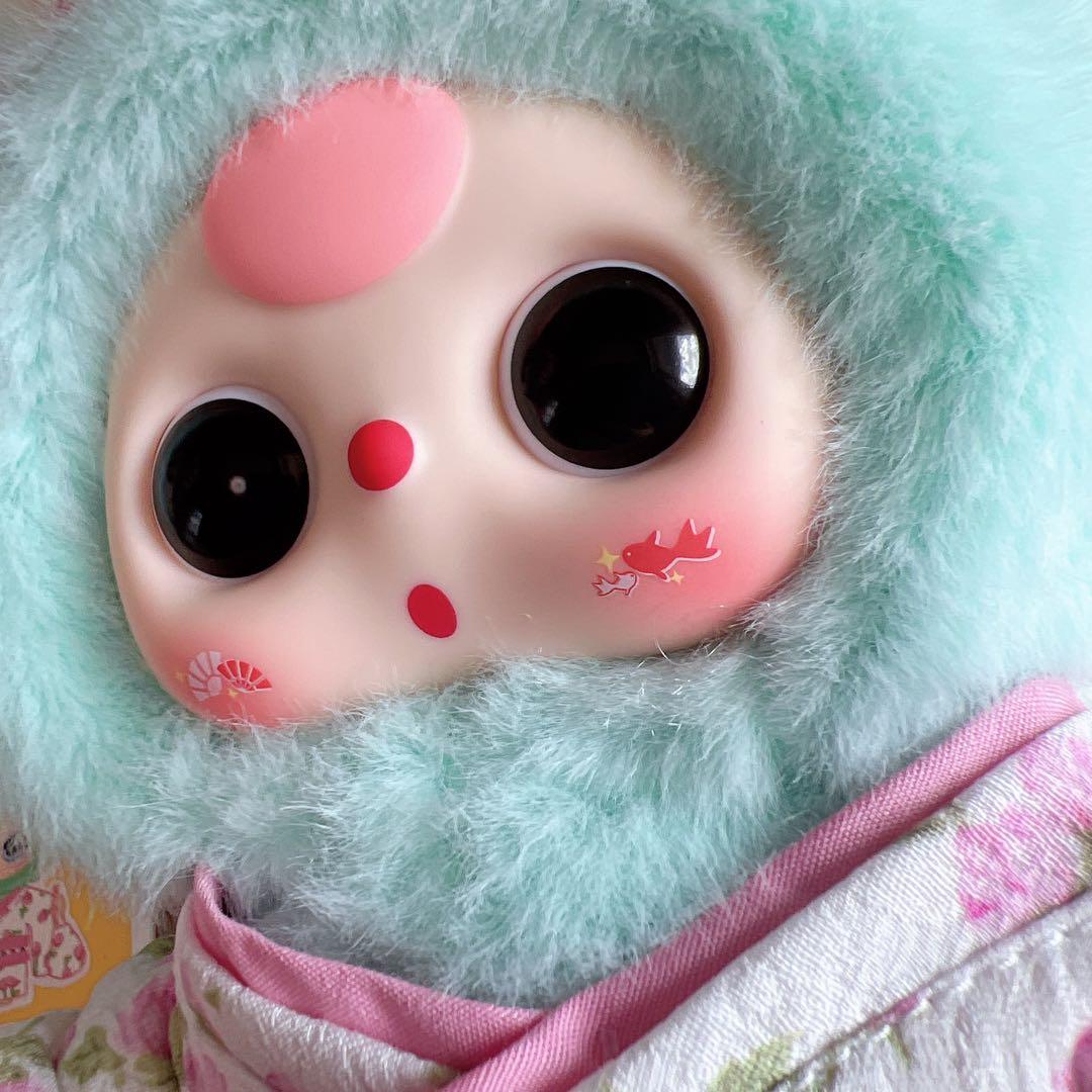 日本限定⭐︎ベイビースリー ぬいぐるみ 着物、巾着付きBabythree