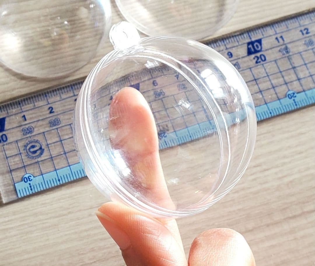 《資材》ハンドメイド　丸型　オーナメント　直径50mm　パーティー　クリスマス