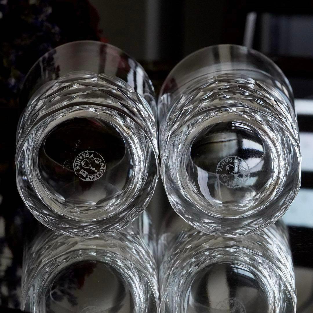 美しいオールドバカラBACCARAT★エカイユ★ショニー★グラス ペア　B