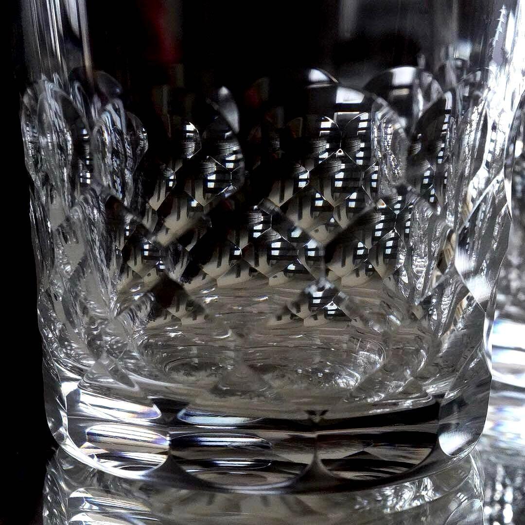美しいオールドバカラBACCARAT★エカイユ★ショニー★グラス ペア　B