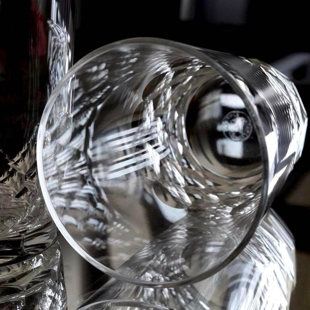 美しいオールドバカラBACCARAT★エカイユ★ショニー★グラス ペア　B