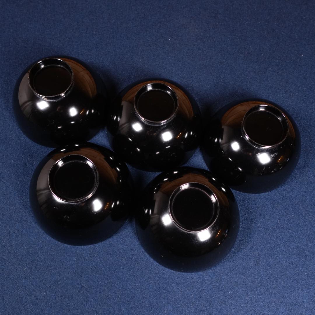 魯山人好の逸品 輪島塗日月椀 5客