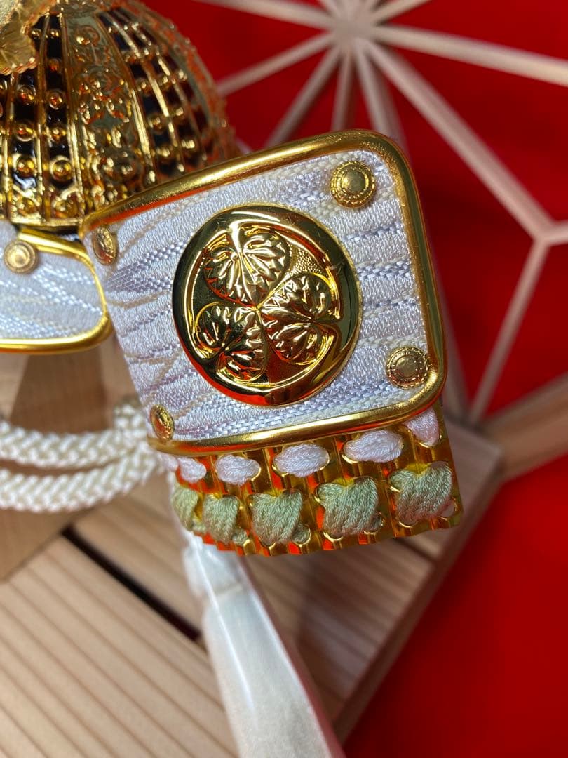 徳川家康公之兜　東京久月　五月人形　兜飾り　秋田杉　加茂　組子細工