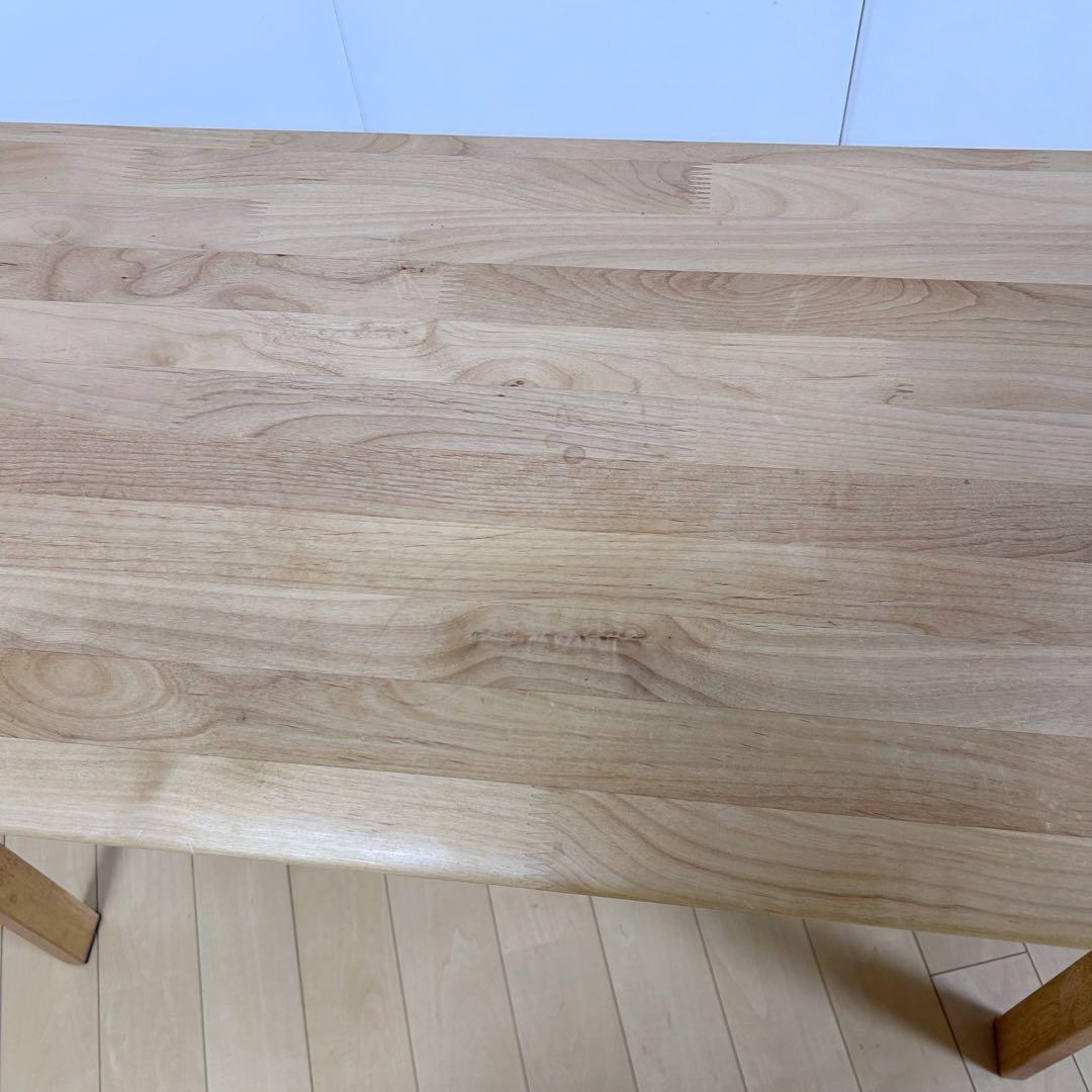 ニトリ　フリーデスク　天然木　アルダー材　アルナス　幅1000 PCデスク